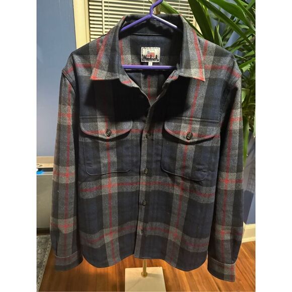 WOOLRICH Italian wool blend button down - Picture 2 of 8